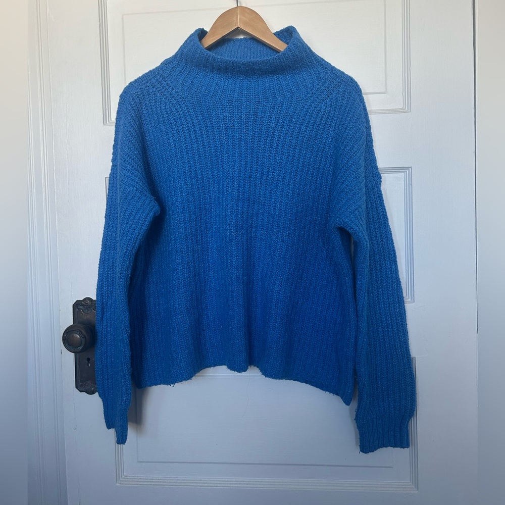 Anthropologie Bright Blue Sweater, Size M
